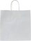 100Pcs White Paper Bags with Handles, Large 11x6x11 Inch Kraft Shopping Bags for Retail, Gift Packaging, Parties, Weddings, Birthdays, Baking
